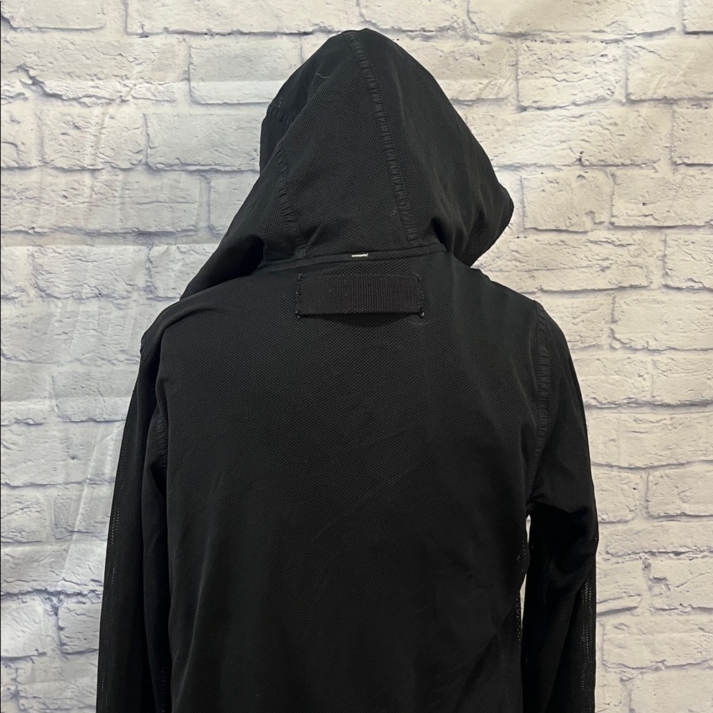 Adidas SLVR A000 Minimalist Zip Pocket Jacket Black Medium High-End Vintage - Picture 6 of 9